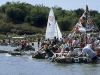 Start der Beer Can Regatta in Darwin 1992, Northern Territory, Australien