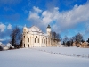Die Wieskirche, bekannte Wallfahrtskirche in Bayern, Deutschland 