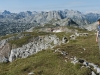 Auf dem Gipfel des Schneibstein im Nationalpark Berchtesgaden, Bayern, Deutschland