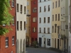 Altstadtgasse in Wasserburg am Inn, Bayern, Deutschland