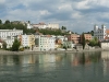 Panorama der Altstadt von Passau, Bayern, Deutschland