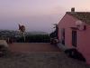 Abendstimmung auf der Piazza Marconi, Capoliveri, Elba, Toskana, Italien