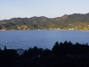 Blick von der Villa Romana auf den Nordwesten von Elba, Toskana, Italien