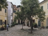 Platz in Poggio, Elba, Toskana, Italien