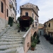 Gassen und Treppen in der Altstadt von Poggio, Elba, Toskana, Italien