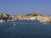 Alter Hafen und historische Altstadt von Portoferraio, Elba, Toskana, Italien