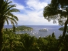 Blick auf das Cap Ferrat und die Bucht von Villefranche, Cote d'Azur, Frankreich