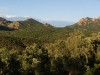 Panorama des Estérel-Gebirges, Corniche d'Estérel, Cote d'Azur, Frankreich