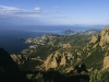 Nach Sonnenaufgang auf dem Gipfel des Cap Roux im Estérel-Massif über der Cote d'Or, Cote d'Azur, Frankreich