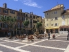 Marktplatz in der Altstadt von Frejus, Cote d'Azur, Frankreich