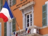 Rathausfassade in Frejus, Cote d'Azur, Frankreich