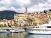 Hafen und Altstadt von Menton, Cote d'Azur, Frankreich