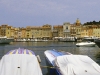 Der Hafen und die Altstadt von St. Tropez, Cote d'Azur, Frankreich