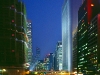 Bauarbeiten an der Connaught Road, Central, Hongkong, China