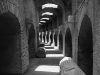 In den Kellergängen des flavischen Amphitheaters von Pozzuoli, Kampanien, Italien
