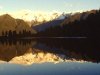 Lake Matheson, 'Mirror Lake' und die Südalpen, Neuseeland