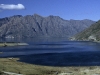 Lake Hawea in den neuseeländischen Alpen, Canterbury, Südinsel, Neuseeland
