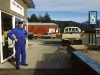 Tankstelleninhaber in Manapouri, Fjordland, Neuseeland