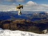 Snowborder-Träume am Treble Cone, Lake Wanaka, Alpen der Südinsel, Neuseeland