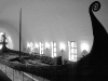 Das Osebergschiff im Wikingermuseum von Oslo, Norwegen