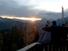 Abendstimmung vor der Pleisenhütte, Karwendel, Tirol, Österreich