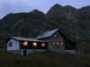 Abend am Württemberger Haus in den Lechtaler Alpen, Tirol, Österreich