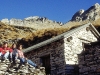 Hütte auf der Alpe Sambuca, Val Verzasca, Tessin, Schweiz