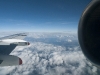 Flug über dem Alpenhautpkamm, Schweiz