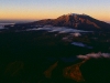 Sonnenaufgang über dem Ruapehu, Tongariro, Neuseeland