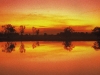 Sonnenuntergang bei Yellow Waters, Kakadu Nationalpark, Northern Territory, Australien