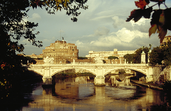 Engelsburg am Tiber in Rom, Italien