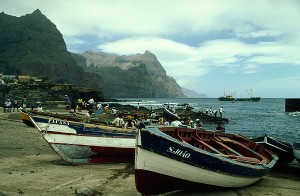 Hafen von Ponta do Sol, Santo Antao, Kapverde