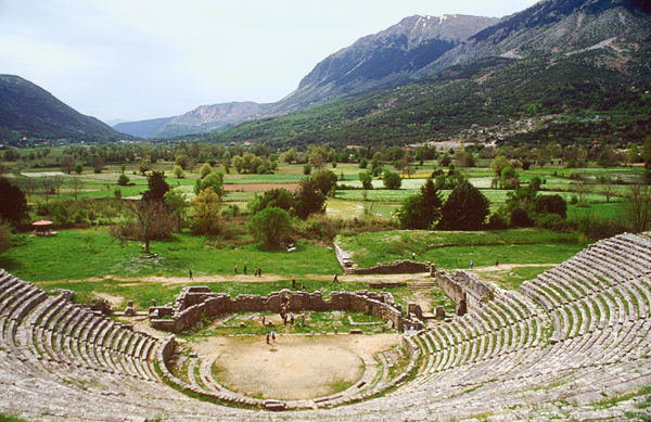 Amphitheater von Dodona in Epirus, Griechenland