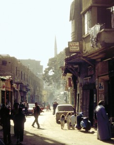 Strassenszene in Kairo, Ägypten
