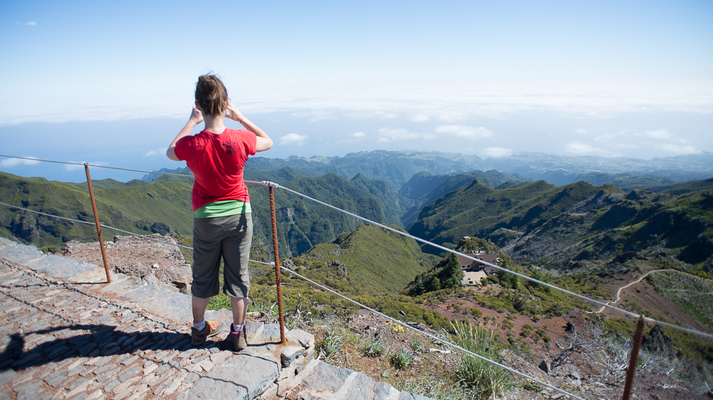 Auf dem Gipfel des Pico Ruivo, Madeira