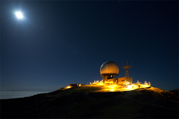 Radarstation auf dem Pico do Arieiro, Madeira, Portugal