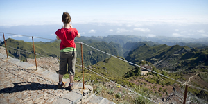 Auf dem Gipfel des Pico Ruivo auf Madeira